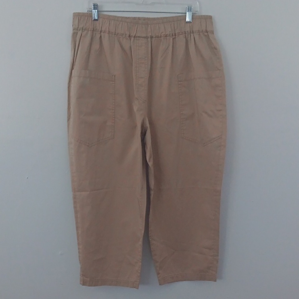 Zara Light Weight Pull - On Cropped Pants #3408